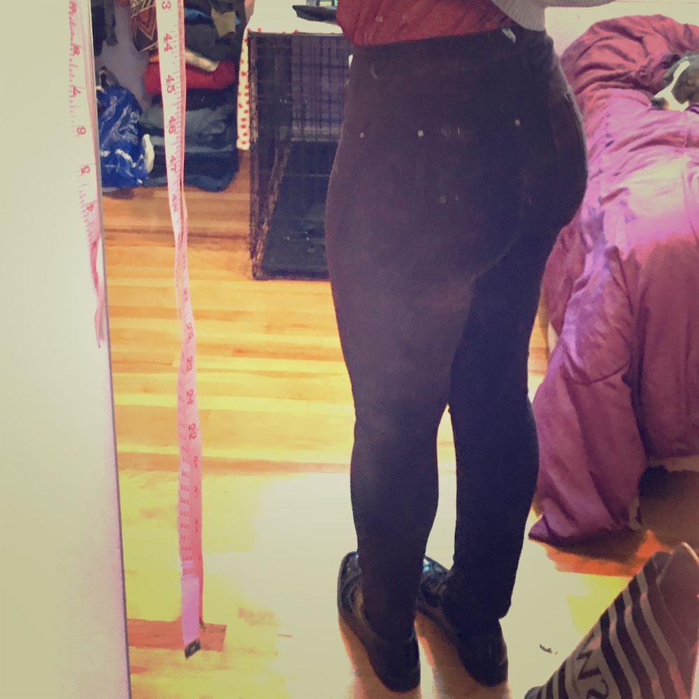 Stretch corduroy leggings
